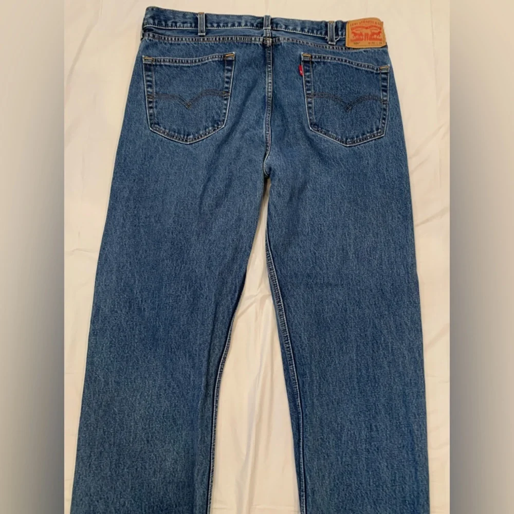 Levi's 505 Straight Heavy Denim Med Wash Men's Jeans 40x34